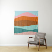 Verbluffende woestijn geïnspireerd op tapijt wandkleed (In situ)