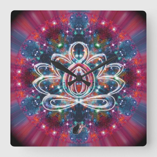 Verbluffende Zen Lotus Klok (Voorkant)
