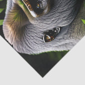 Verbluffende zilver Back Gorilla - Oerwoud King Tissuepapier (Detail)