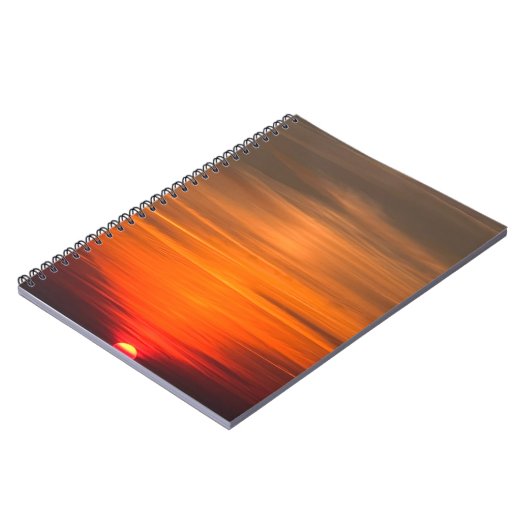 Verbluffende zonsondergang notitieboek (Linkerzijde)
