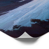 Verbluffende zonsondergang over een Serene Valley Poster (Hoek)