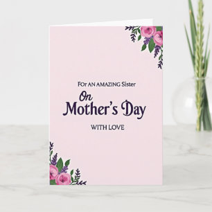 Verbluffende Zusters Dag Bouquet Kaart