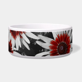 Verbluffende zwart Eyed Susans Keramische Pet Bowl Voerbakje