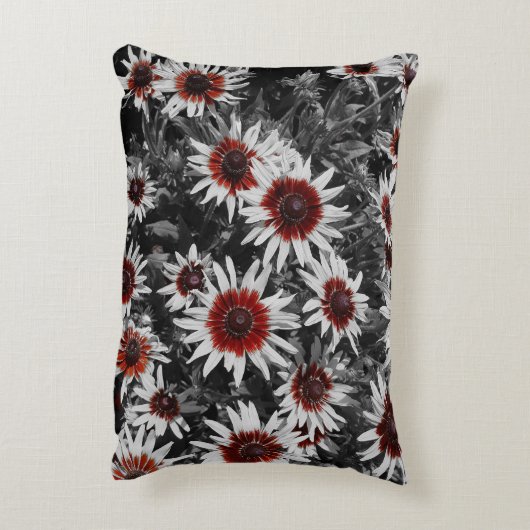 Verbluffende zwart-ogige Susans accent kussen (Achterkant (Verticaal))