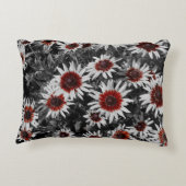 Verbluffende zwart-ogige Susans accent kussen (Achterkant)