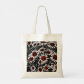 Verbluffende zwartogige Susans Budget Canvas tas (Achterkant)