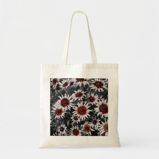 Verbluffende zwartogige Susans Budget Canvas tas (Voorkant)