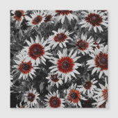 Verbluffende zwartogige Susans Magnetische Kaart (Voorkant)