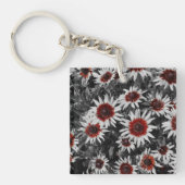 Verbluffende zwartogige Susans Sleutelhanger (Voorkant)