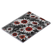 Verbluffende zwartogige Susans Spiral Notitieboek (Linkerzijde)