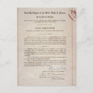 Verbod 18e wijziging briefkaart