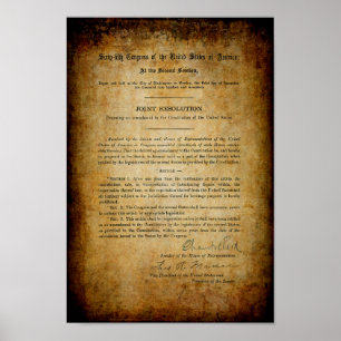 VERBOD 18e WIJZIGING Poster