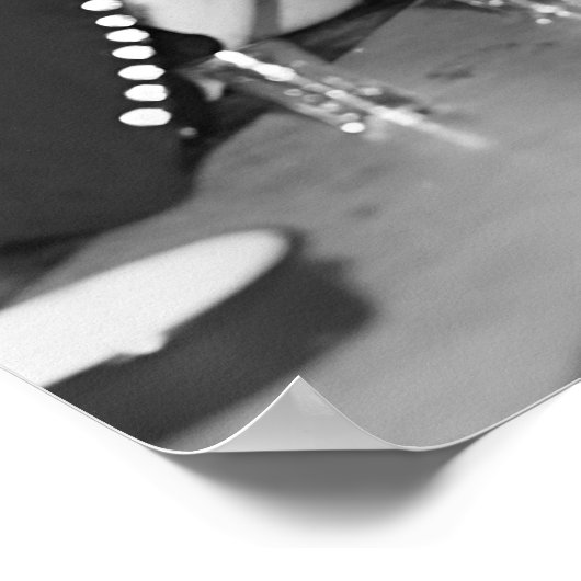 Verbod, Bar Cart, Zwart-wit  Poster (Hoek)