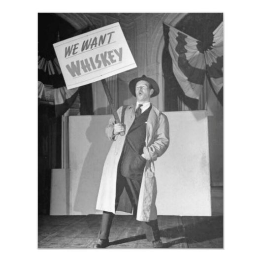  Verbod Bier, we willen Bier Verbod Foto Afdruk (Voorkant)