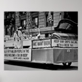  Verbod Bier, we willen Bier Verbod Poster (Voorkant)