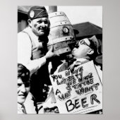 Verbod Bier, we willen Bier Verbod Poster (Voorkant)
