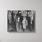 Verbod Bier, willen wij Bier, Bierkunst Canvas Afdruk (Voorkant)