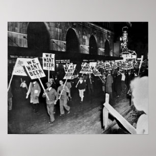  Verbod Bier, willen wij Bier, Bierkunst Poster