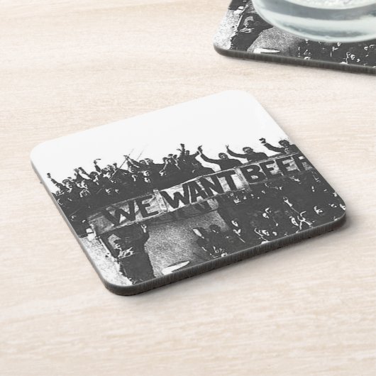  Verbod Bier zwart-wit 1920 Bier Onderzetter (Linkerzijde)