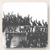  Verbod Bier zwart-wit 1920 Bier Onderzetter (Voorkant)