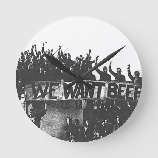  Verbod Bier zwart-wit 1920 Ronde Klok (Voorkant)