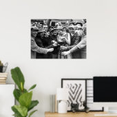 Verbod, Bier, Zwart-wit,  Poster (Thuiskantoor)