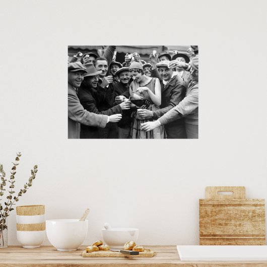 Verbod, Bier, Zwart-wit, Poster (Keuken)