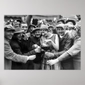 Verbod, Bier, Zwart-wit, Poster (Voorkant)