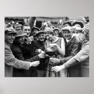 Verbod, Bier, Zwart-wit,  Poster