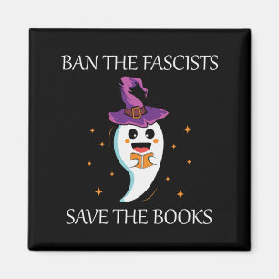 Verbod de fascisten om de boeken te redden voor de magneet