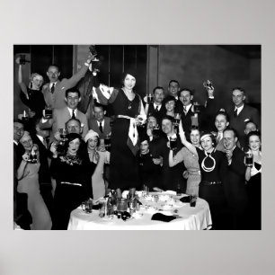 VERBOD EINDIGT 1933 [DIGITALE ART] POSTER