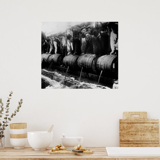 VERBOD KEG DUMP 1920's Poster (Keuken)