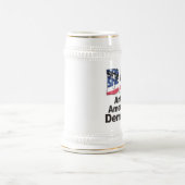 Verbod op anti-2e amendement-Democraten Beer Stein Bierpul (Center)