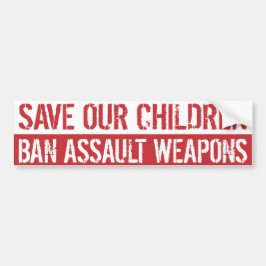 Verbod op asfaltwapens bumpersticker