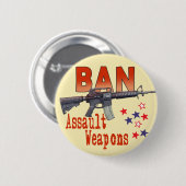 Verbod op asfaltwapens - Standaard Button (Voorkant /achterkant)