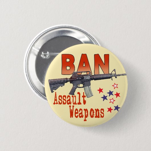 Verbod op asfaltwapens - Standaard Button (Voorkant /achterkant)