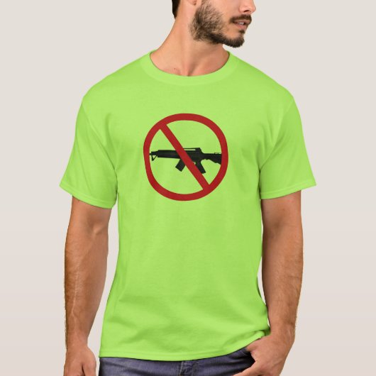Verbod op asfaltwapens t-shirt (Voorkant)
