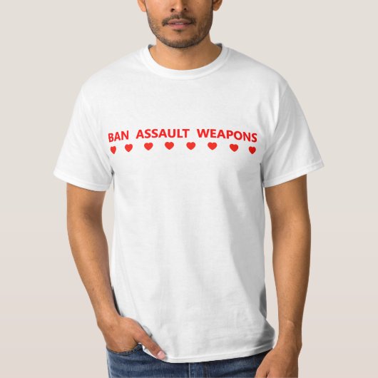 Verbod op asfaltwapens t-shirt (Voorkant)