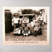 Verbod op bier Raid, Kilgore, TX 1931 Poster (Voorkant)