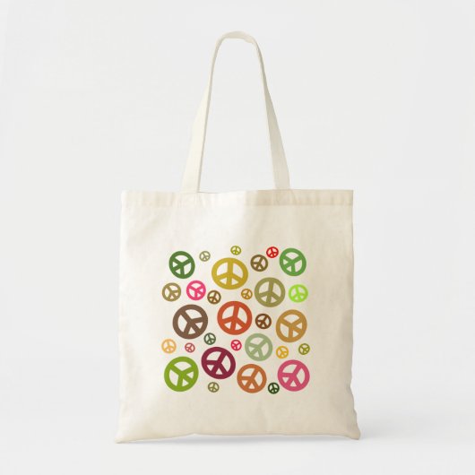 Verbod op de Canvas tas van het Bomb-vredessymbool (Voorkant)