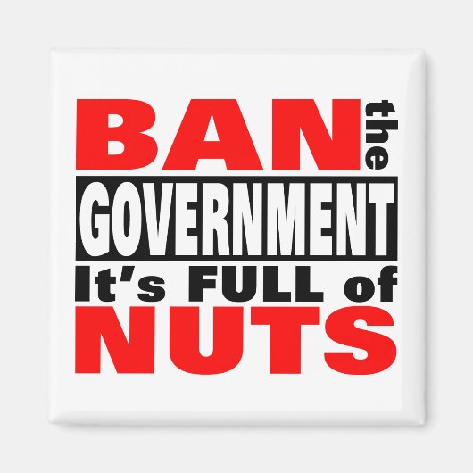 Verbod op de regering magneet (Voorkant)