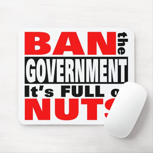 Verbod op de regering muismat (Met muis)