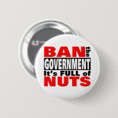 Verbod op de regering ronde button 5,7 cm (Voorkant /achterkant)