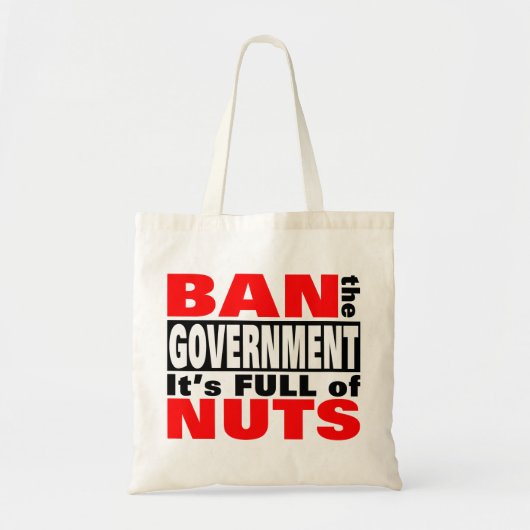 Verbod op de regering tote bag (Voorkant)