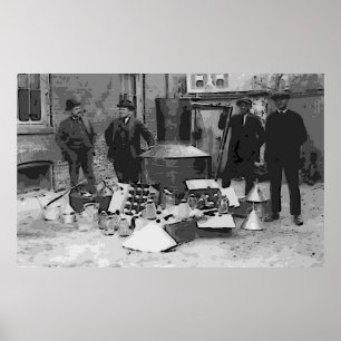 VERBOD OP GECONFISCEERDE STELSELS EN MOONSHINE POSTER