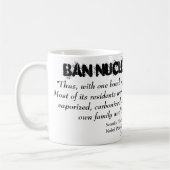 Verbod op kernwapens Setsuko Thurlow Nobelprijs Koffiemok (Links)