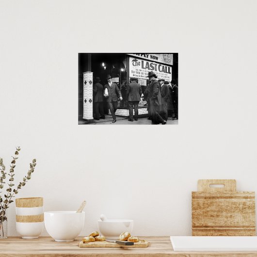 VERBOD OP LAATSTE VRAAG POSTER (Keuken)