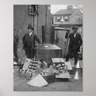 Verbod op moonshine nog steeds 1922 poster