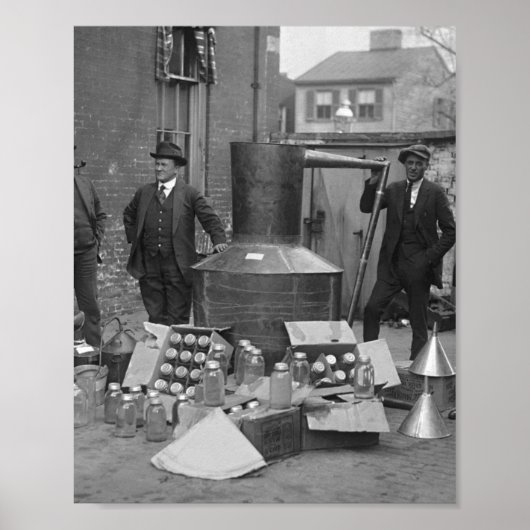 Verbod op moonshine nog steeds 1922 poster (Voorkant)