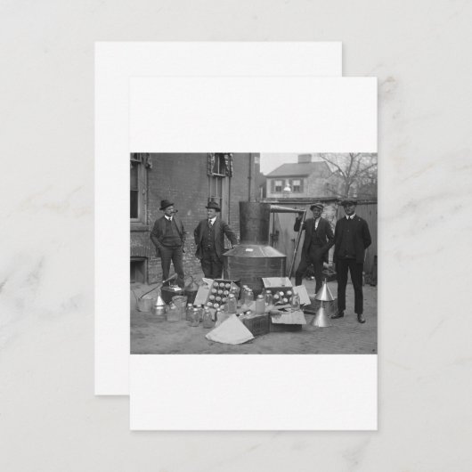 Verbod op moonshine nog steeds 1922 save the date (Voorkant / Achterkant)